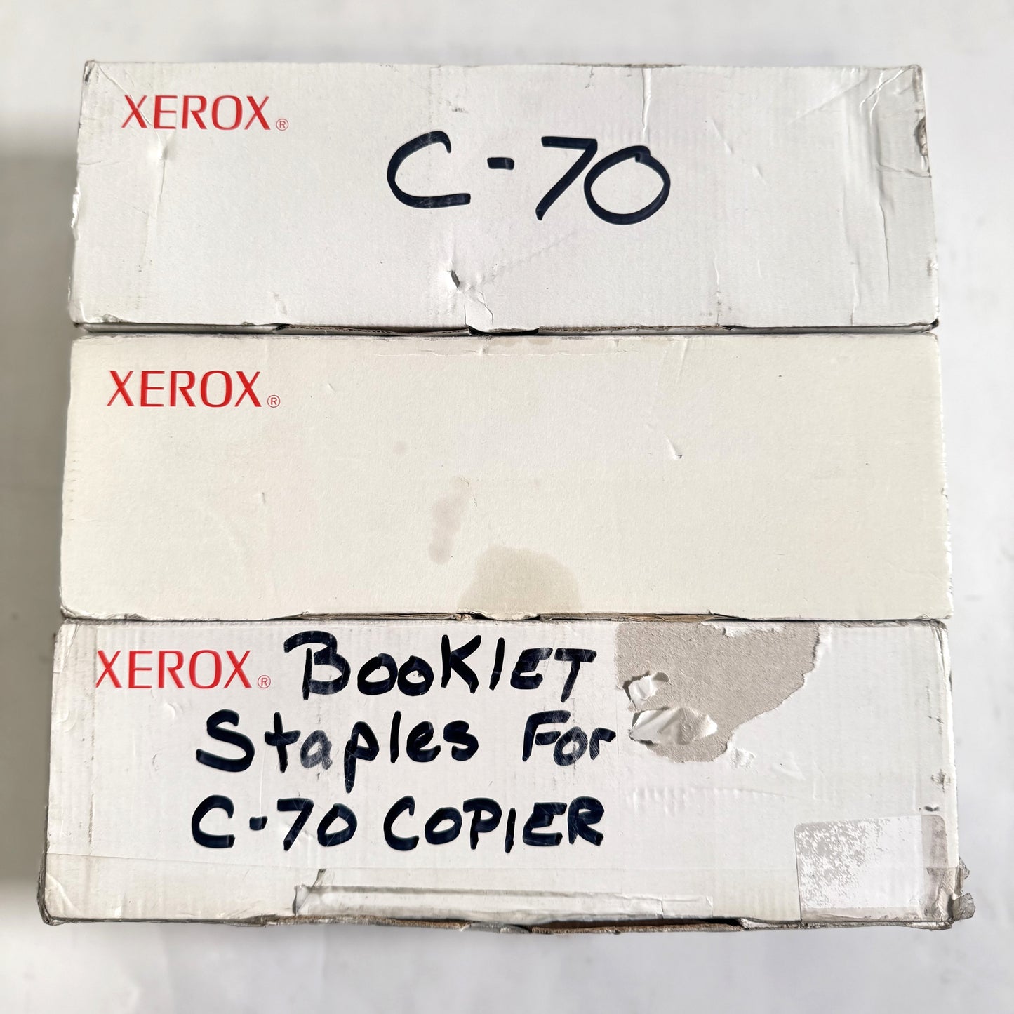 3 OEM Xerox C8000,DC242,EC7836,D136,D95A Booklet Maker Staples 008R12925