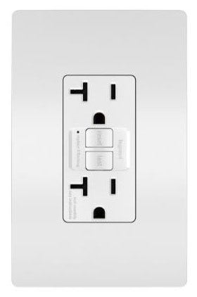 Legrand Radiant 2097W GFCI Duplex Receptacle 20A 125VAC 60Hz-Single