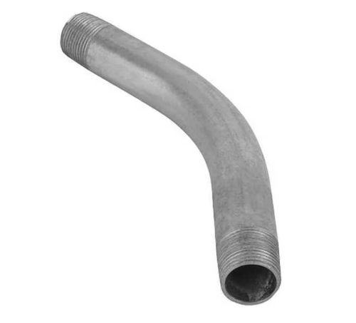 Wheatland 1 1/2 Electrical EMT 45 ° Rigid Threaded Steel Conduit Elbow- 2 Pack