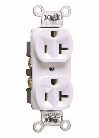 Legrand Radiant CRB5362-W Duplex Receptacle 20A, 125V Construction Grade 10 Pack