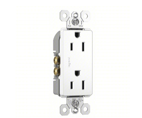 Legrand Radiant 26252-W Duplex Receptacle 15A 125V (16262-W) - 10 Pack