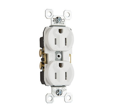 Legrand Radiant (TR5252W) Tamper-Resistant Duplex Receptacle 15A, 125V, 10 Pack