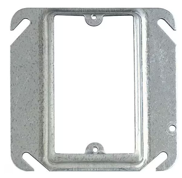 30 Pack Orbit Steel 1-Gang Square Mud Ring 5.5 Cu. IN. Raised 3/4"