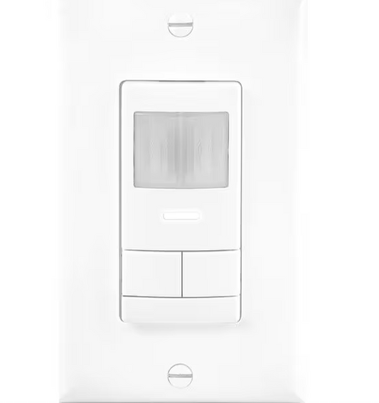 ACUITY Controls WSX PDT 2P WH Occupancy Sensor, PIR/Micro, 2000 sq ft, *216RF0