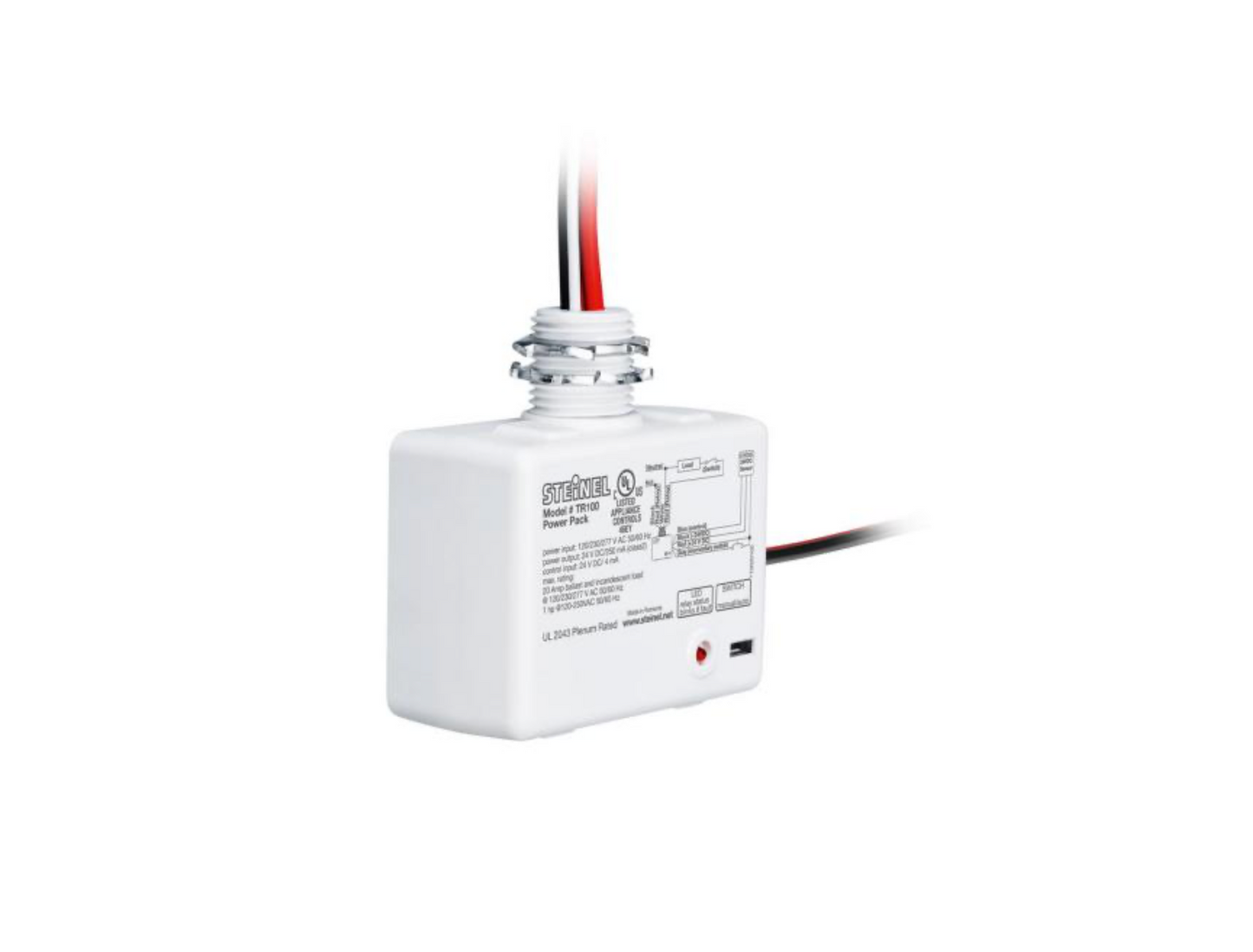 STEINEL TR100 Power Pack Manual/Auto (ON) Switching 20 Amp 120-277V 50/60Hz