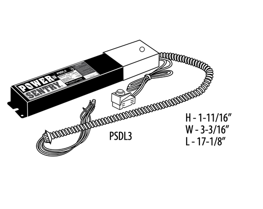 POWER SENTRY AccuPRO PSDL3 Black, 20-gauge steel