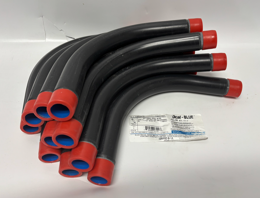 Lot of 10 Ocal-BLUE 3/4 (COND3/4-G) Gray 40ML PVC Coated Hot-Dip Galvanized Electrical Conduit