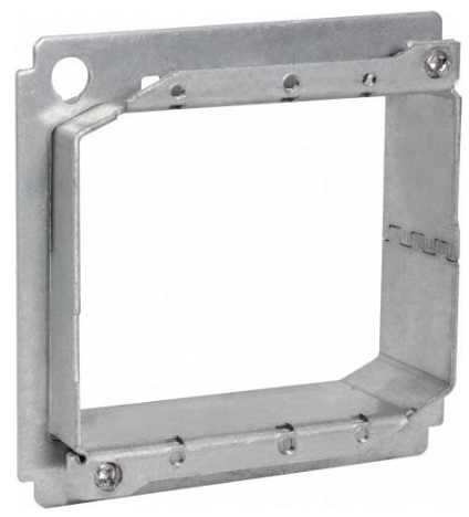 25 PK Orbit (4SAR2G) Galvanized Sheet Steel 2-Gang 4S Adjustable Ring