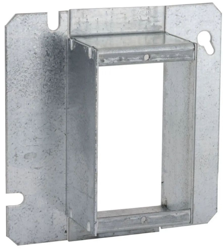 20PK Raco (898) 4-11/16" 1-1/2" Steel Deep 1-Gang Tile Ring