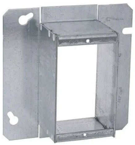 20 PK Raco (899) 4-11/16" Steel Square 2D 1-Gang Tile Ring
