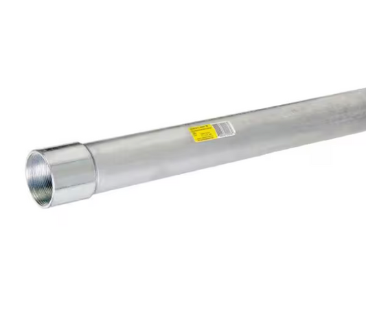 Wheatland 2 in. x 10 ft. Galvanized Steel Rigid Metal Conduit, UL Listed