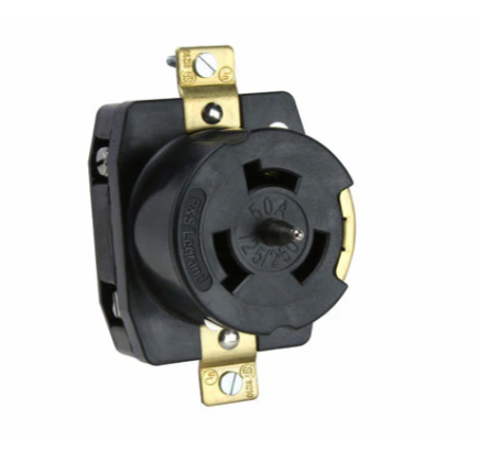 2 PK Legrand Pass & Seymour CS6369 50A 125/250V Locking Receptacle, New