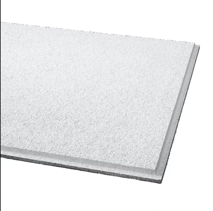 10 PC 40 SQ FT Armstrong 534C Acoustical Ceiling Tile, Sound Absorbing, 2' x 2' - White