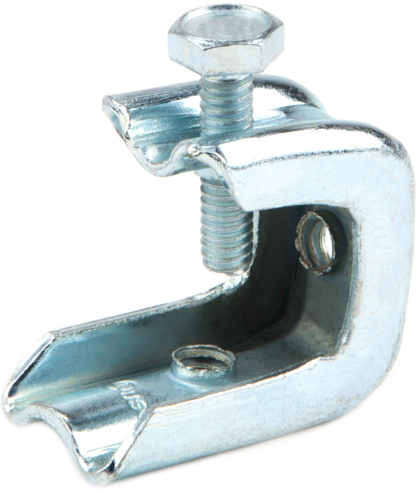 50 PK Dottie BK14 1/4" Zinc Beam Clamp, Unopened Box of 50, Corrosion-Resistant