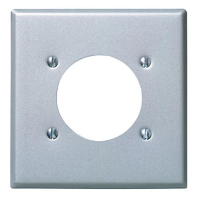 20 PK Leviton 84026 2-Gang 2.15" Stainless Steel Wallplate, New in Box