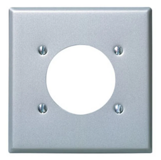 20 PK Leviton 84026 2-Gang 2.15" Stainless Steel Wallplate, New in Box