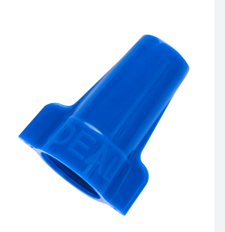200 PK IDEAL 30-654 Blue Wing‑Nut Wire Connector, 14–6 AWG