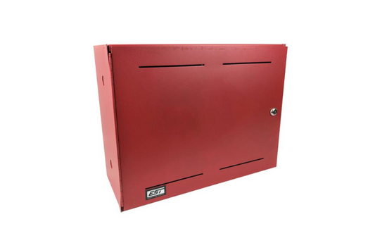 Edwards BC‑1R Battery Cabinet (Red, Up to 40 Ah, 24 V Booster Power Supply)