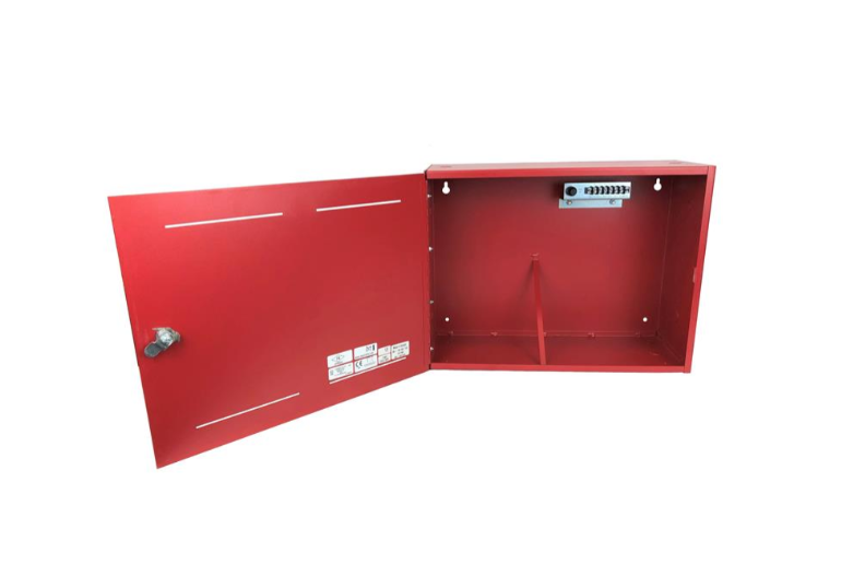 Edwards BC‑1R Battery Cabinet (Red, Up to 40 Ah, 24 V Booster Power Supply)