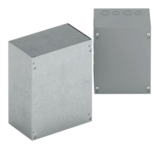 Cooper B-Line 1010SCS 10"x10" Steel Screw-Cover for Wireway Enclosures