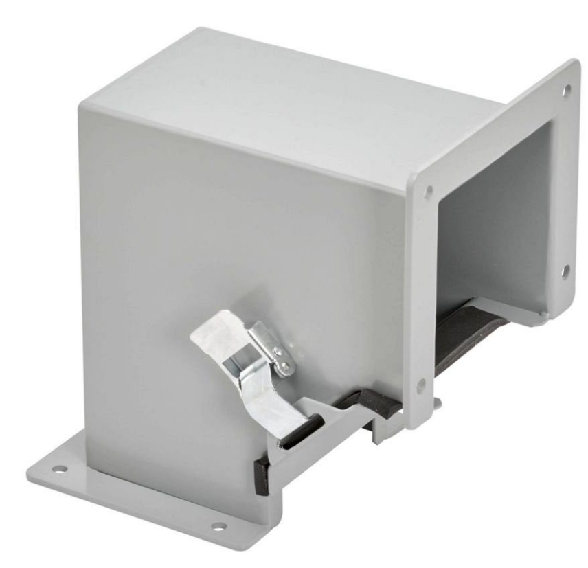 B-Line 88-12LE9B 8x8 NEMA 12 Lay-In Wireway 90° Inside-Opening Elbow