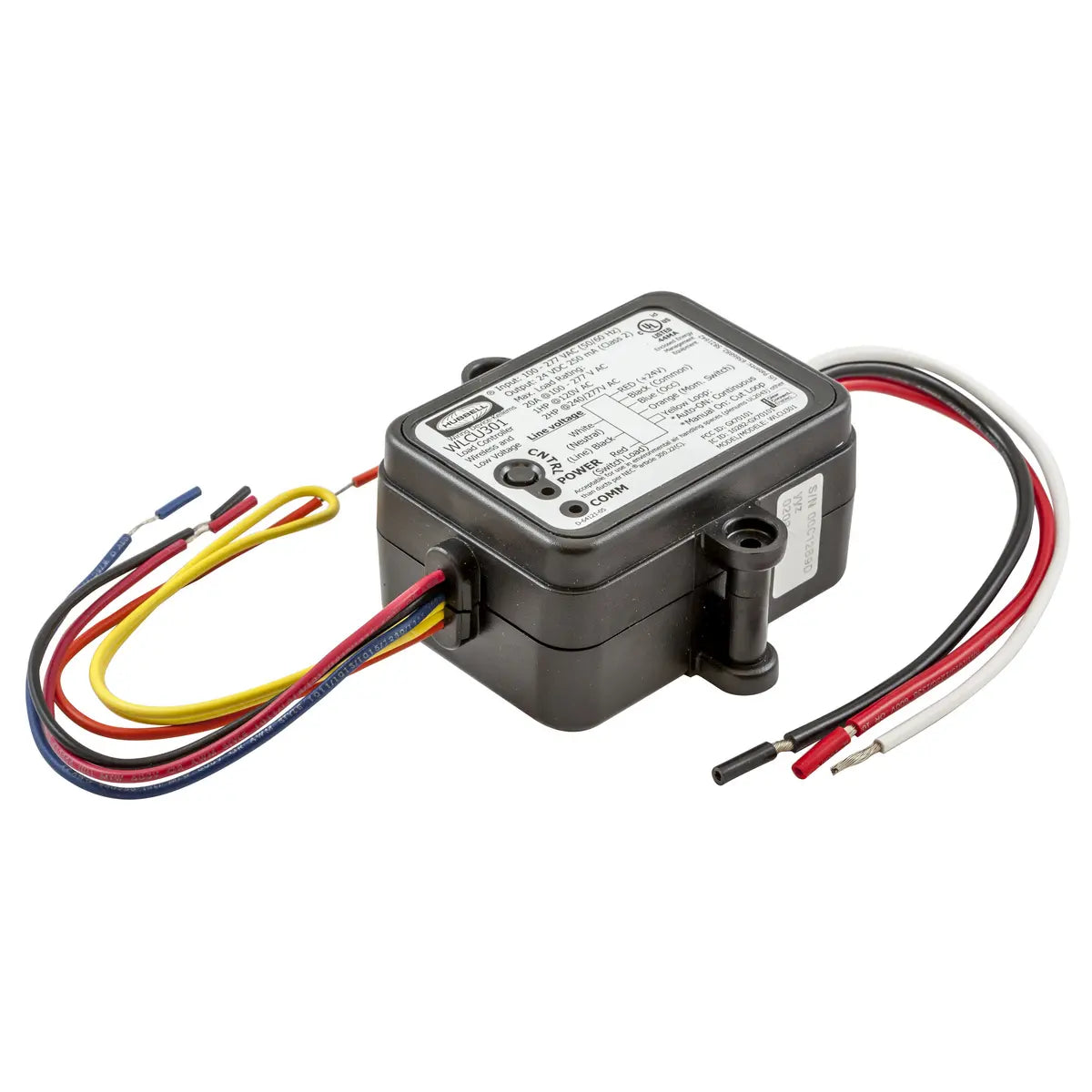Hubbell WLCU301 Switches and Lighting Controls, Occupancy Sensors, Wireless H-Moss Control Unit, 120/277V AC 60HZ, No Box