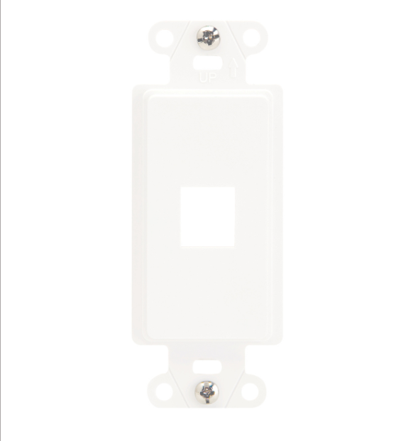 Legrand WP3411-WH 1-Port Decorator Strap for Keystone Inserts