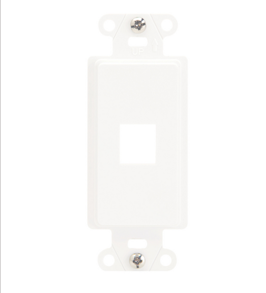 Legrand WP3411-WH 1-Port Decorator Strap for Keystone Inserts