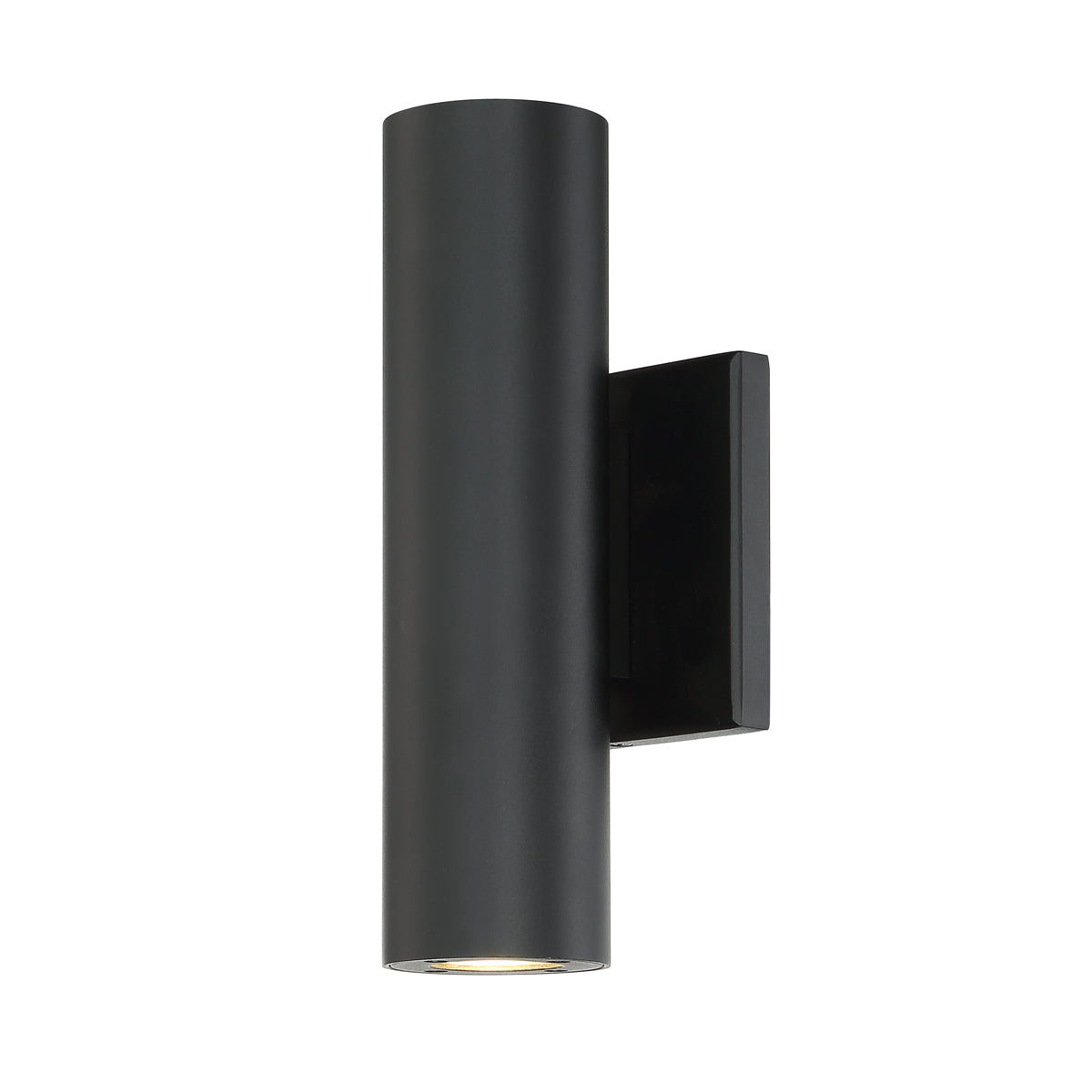 WAC Lighting WS-W36610-BK Caliber 10" Outdoor LED Wall Sconce, Black, 3000K