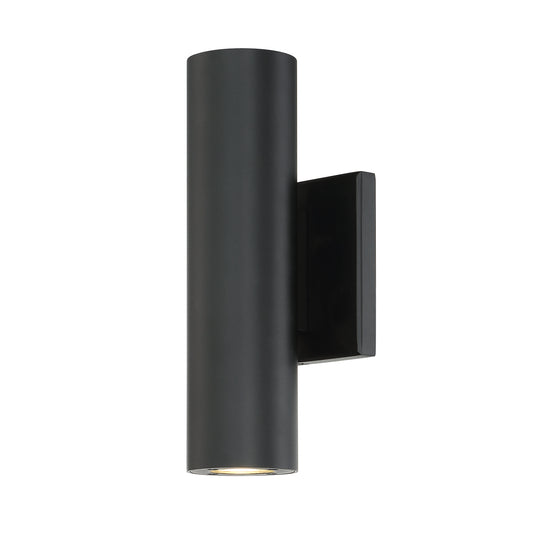 WAC Lighting WS-W36610-BK Caliber 10" Outdoor LED Wall Sconce, Black, 3000K