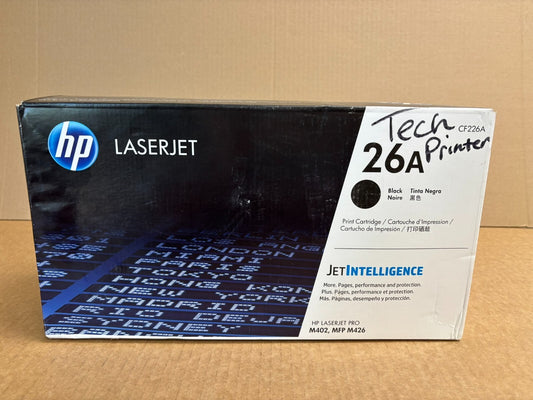 New OEM HP 26A LaserJet Pro M402,MFP M426 Black Print Cartridge CF226A