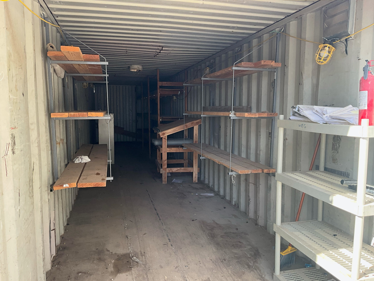Used 40 ft Cargo Container Double Doors 40' x 8' x 8' 6" (Pictures of actual Container)