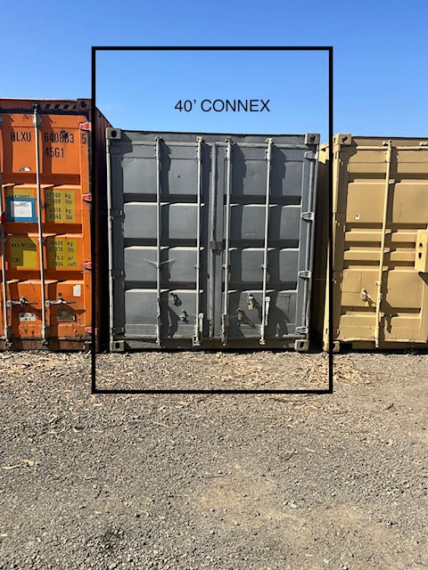 Used 40 ft Cargo Container Double Doors 40' x 8' x 8' 6" (Pictures of actual Container)