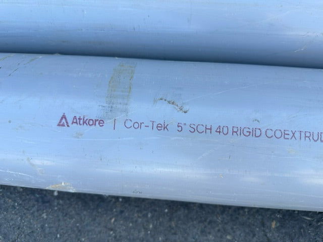 Cantex 5"-Rigid Sch40 Sunlight Resistant Conduit Priced $6.25 per foot