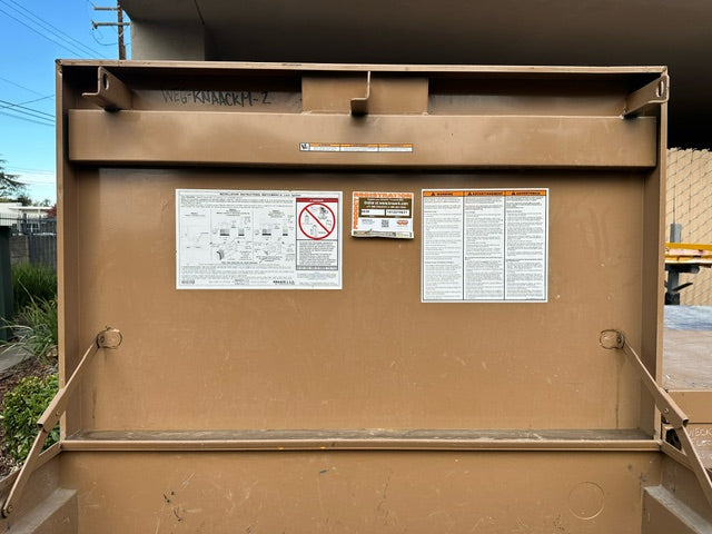 KNAACK Jobmaster Heavy-Duty Jobsite Steel Chest (4830) Tan Corrosion Resistant