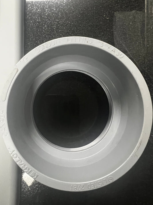 3" Gray PVC Conduit Female Adapter KRALOY FA30 (622454780774) 3.38 per piece.