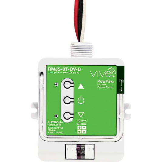 Lutron RMJS-8TN-DV-B Vive POWPAK Smart Relay Switch