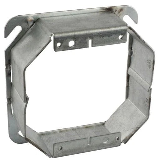 10 PK Steel City 52C53 1-1/2" Raised 2-Gang Tile Wall Cover, Steel