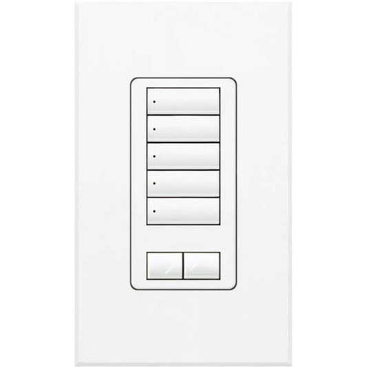 Lutron (QSWS2-5BRLI-WH) 5-Button Wireless Keypad, White